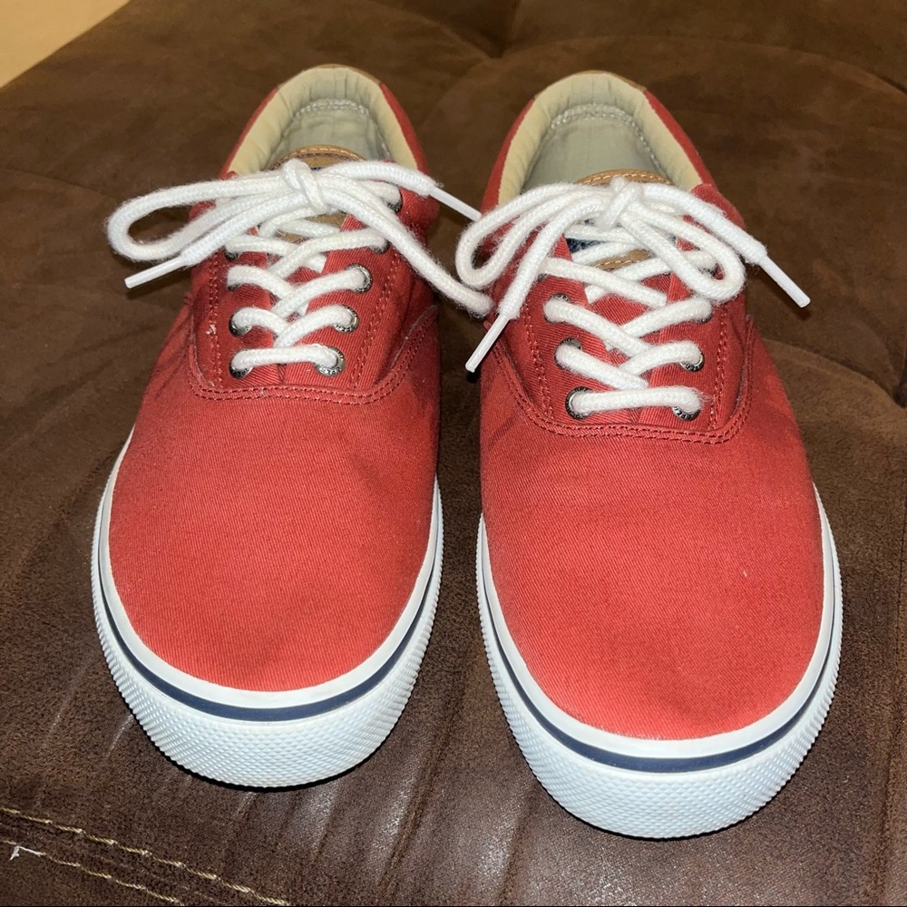 Mens Red Sperry Top-Siders Size 10.5